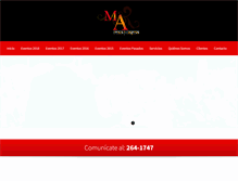 Tablet Screenshot of maeventosycongresos.com